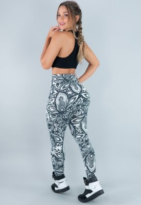 Calça Legging MVB Modas Saia Tapa Bumbum Mandala