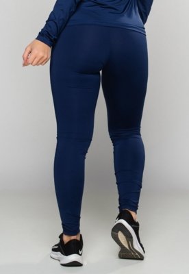 Calça Térmica Feminina MVB Modas Segunda Pele Proteção Uv Azul