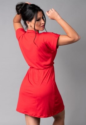 Hobby MVB Modas Roupão Feminino Noiva Sexy Robe Romantic Vermelho
