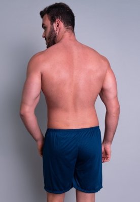 Short Curto MVB Modas Pijama De Dormir Azul