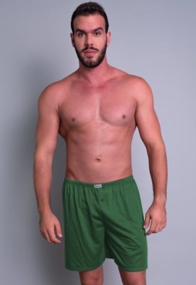 Short Curto MVB Modas Pijama De Dormir Verde