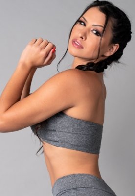 Top Faixa MVB Modas Suplex Tomara Que Caia Cinza