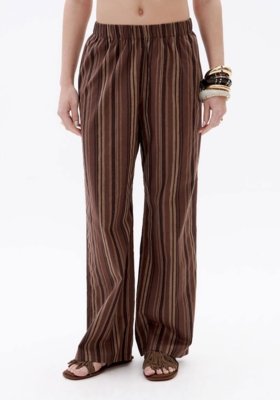 Calça Full Length Com Linho My Favorite Things