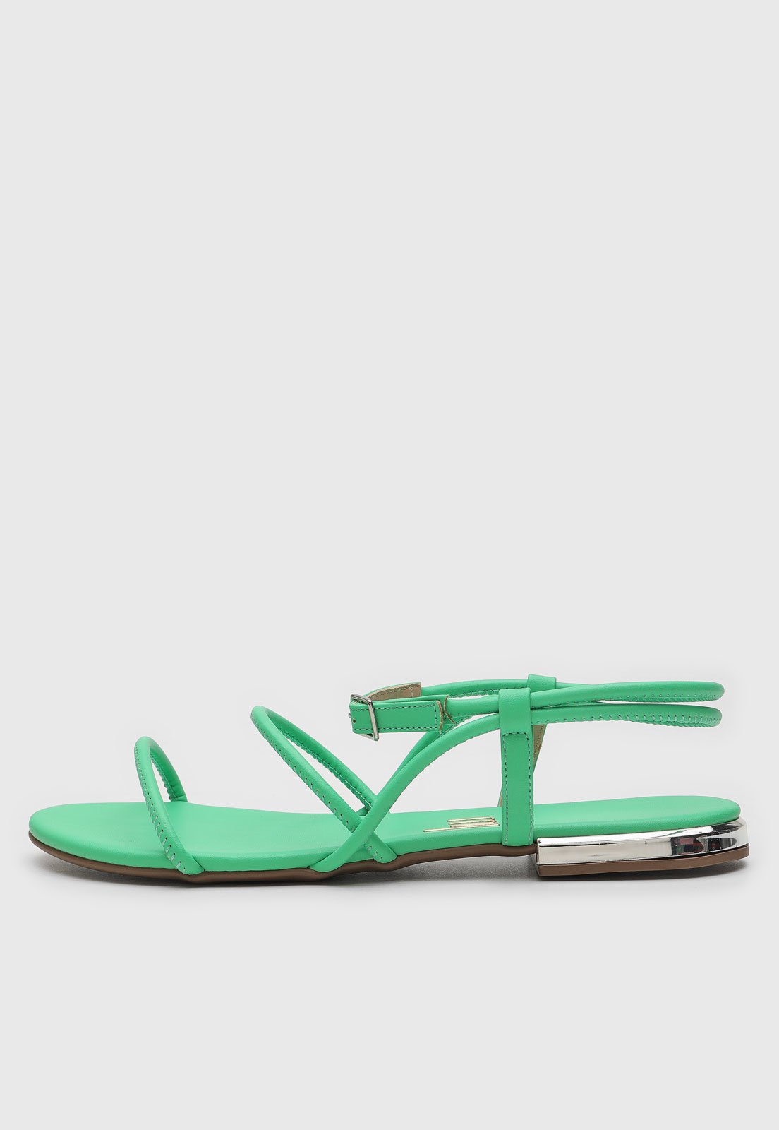 Sandália Dafiti Shoes Tiras Verde - Compre Agora
