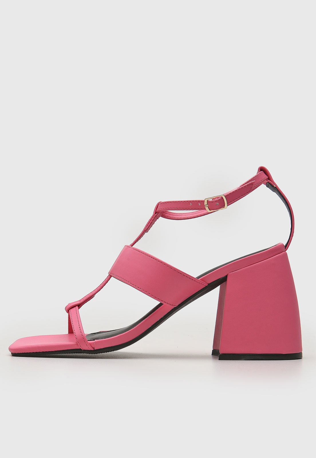 Sandália DAFITI SHOES Tiras Rosa - Compre Agora