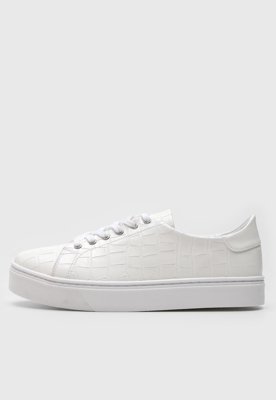 Tênis Dafiti Shoes Liso Branco - Compre Agora