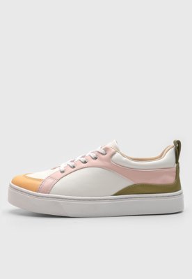 Tênis Dafiti Shoes Recortes Branco - Compre Agora