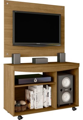 Conjunto Rack C/ Painel Java C/ Rodízios Cinamomo Móveis Bechara é boa?