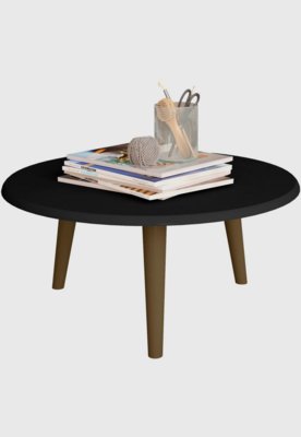 Mesa de Centro Brilhante Preto Fosco Móveis Bechara Menor preço em Mesa de Centro Brilhante Preto Fosco Móveis Bechara