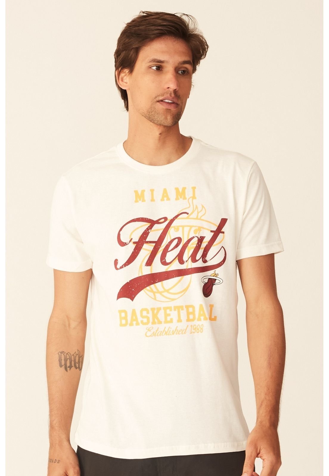 camiseta nba estampada