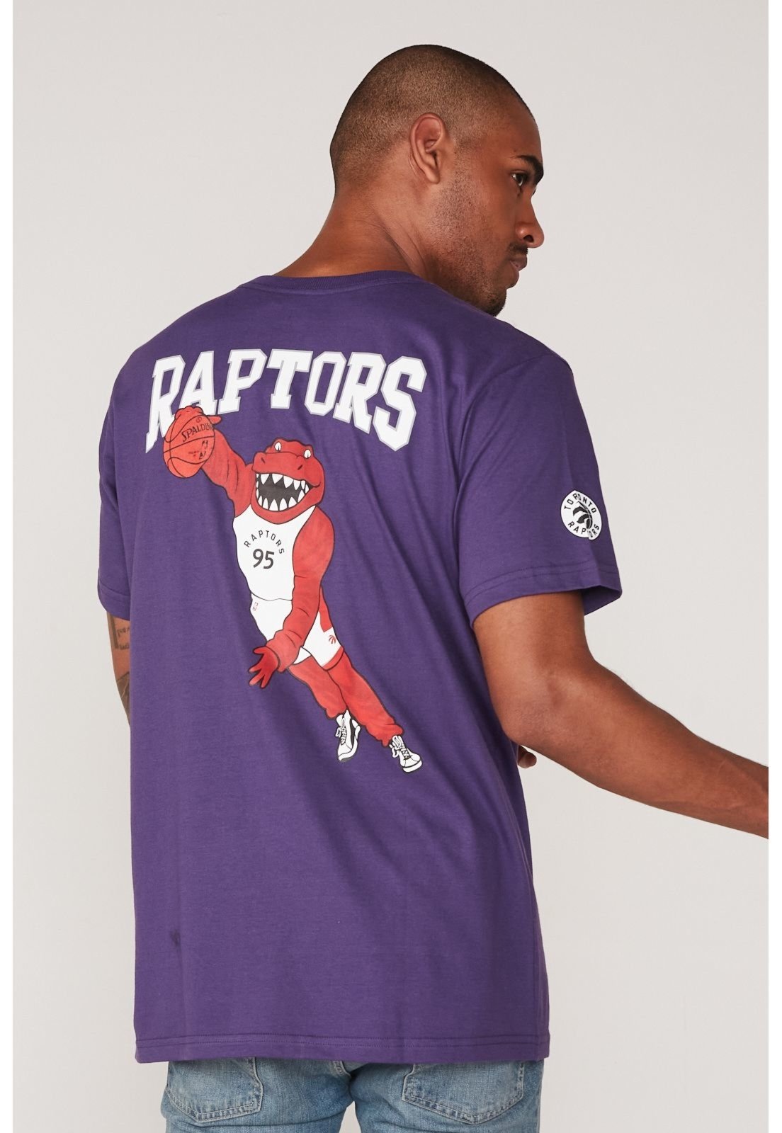 Camiseta Mitchell & Ness NBA Toronto Raptors Roxa - FutFanatics