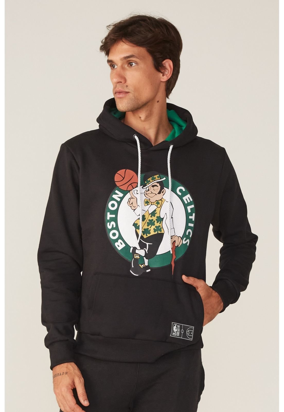 boston celtics mens moletom com capuz