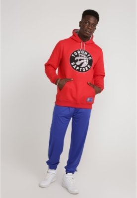 Moletom NBA Fechado Com Capuz Toronto Raptors Vermelho