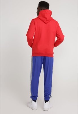Moletom NBA Fechado Com Capuz Toronto Raptors Vermelho
