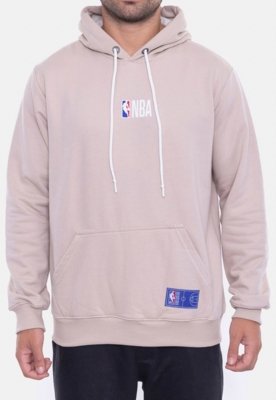 Moletom NBA Mini Logo Soft Bege