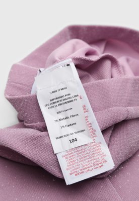 Calça Name It Metalizada Rosa