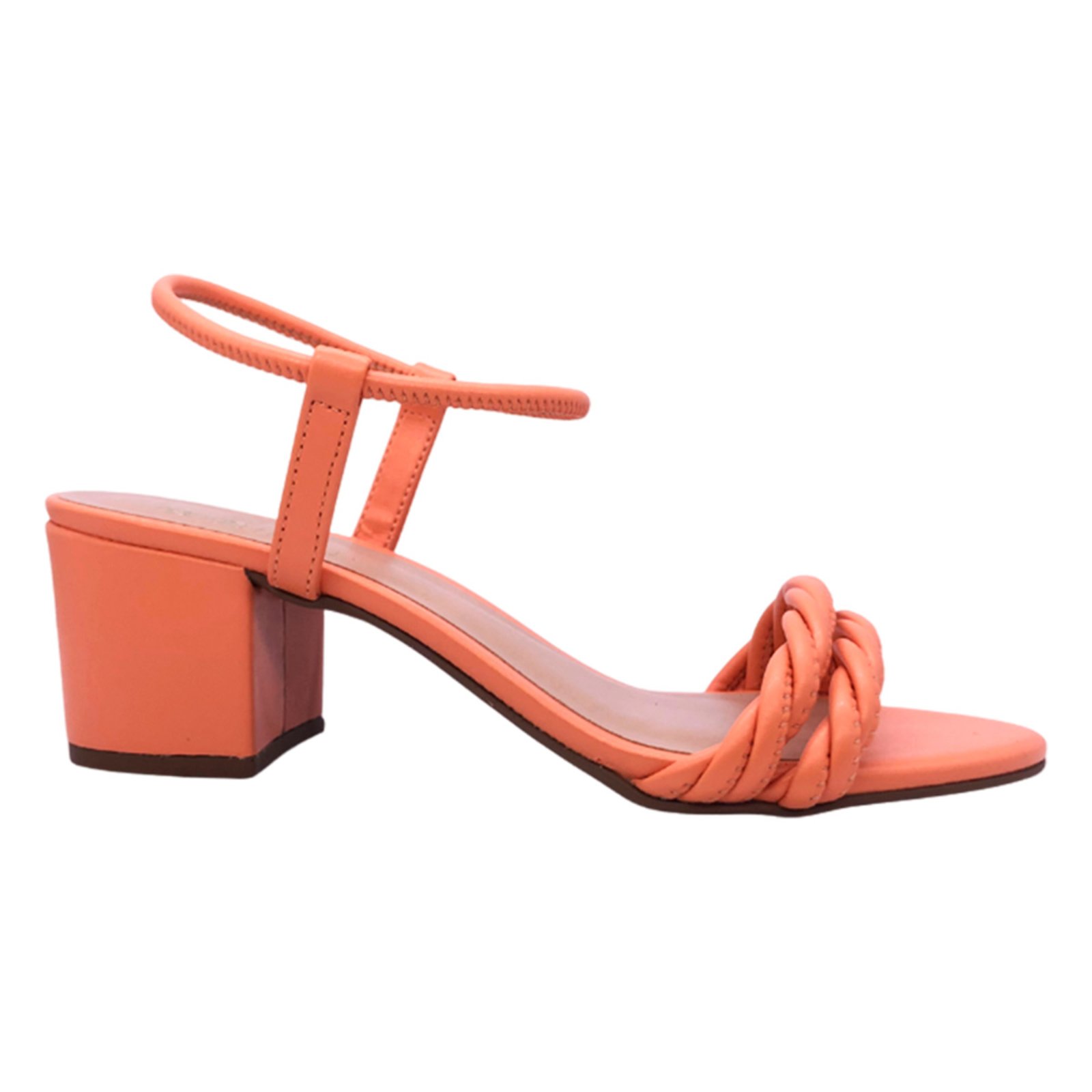 Sandália DAFITI SHOES Tiras Laranja - Compre Agora