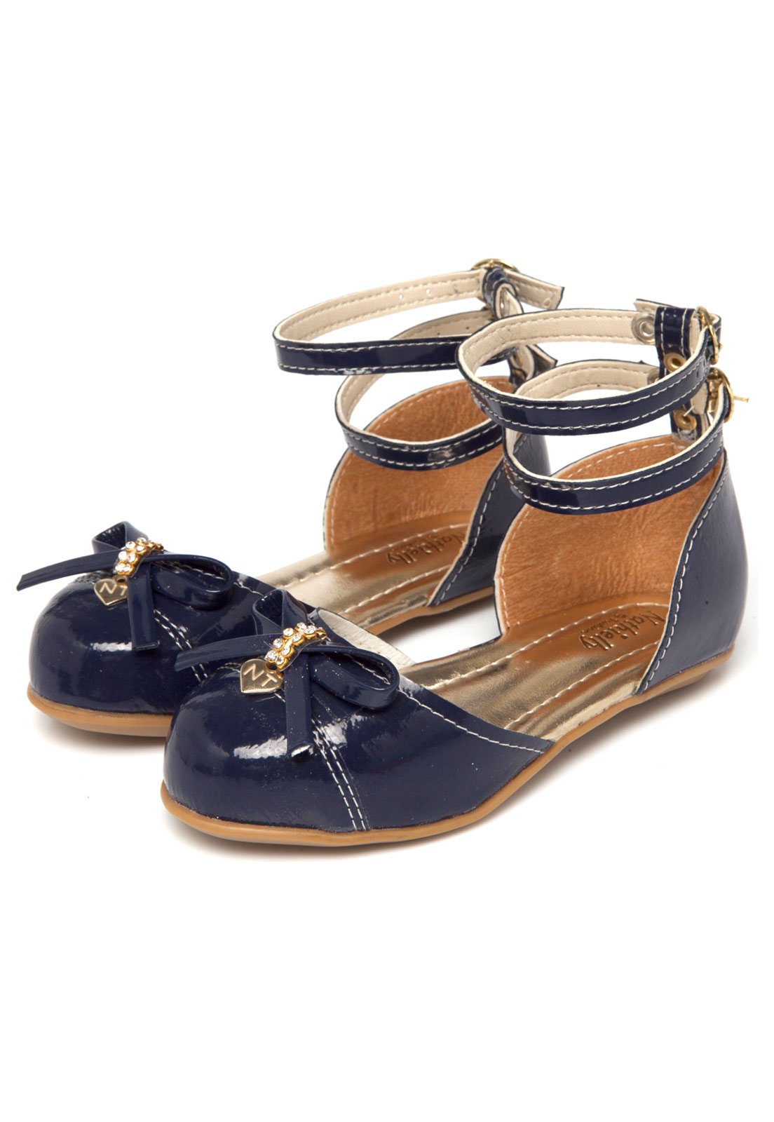 sandalia infantil azul marinho