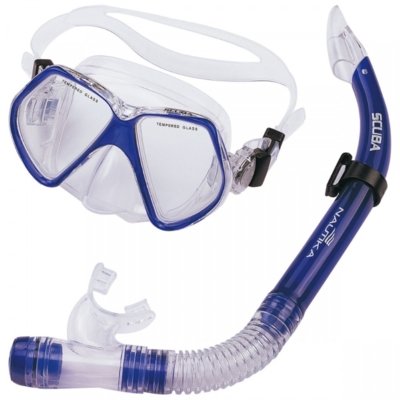 Kit de Mergulho Nautika Scuba com Máscara Lente Dupla e Respirador Azul é boa?