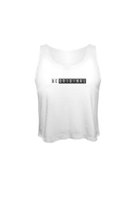 Blusa Cropped Nerderia Be Original Branco Menor preço em Blusa Cropped Nerderia Be Original Branco