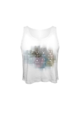 Blusa Cropped Nerderia Got Colors Branco Menor preço em Blusa Cropped Nerderia Got Colors Branco