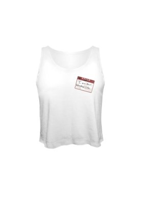 Menor preço em Blusa Cropped Nerderia Hello Branco