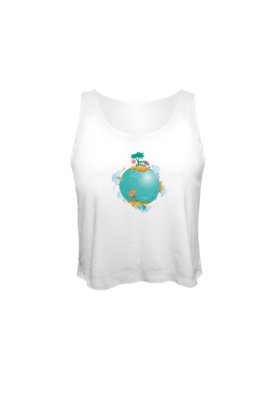 Blusa Cropped Nerderia Planeta 3 Branco Menor preço em Blusa Cropped Nerderia Planeta 3 Branco