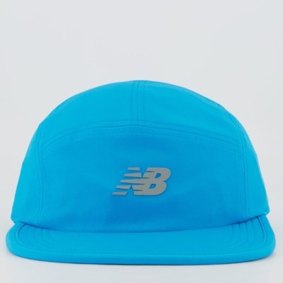 Boné New Balance Every Day Trainer 5 Panel Logo Azul