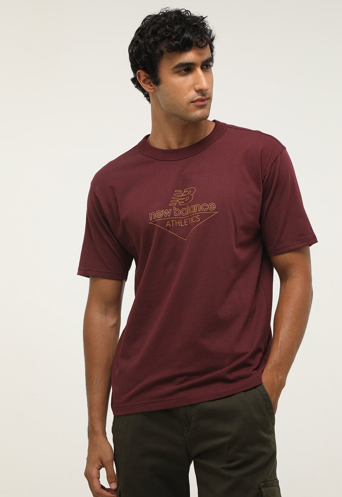 Camiseta New Balance Athletics Vinho
