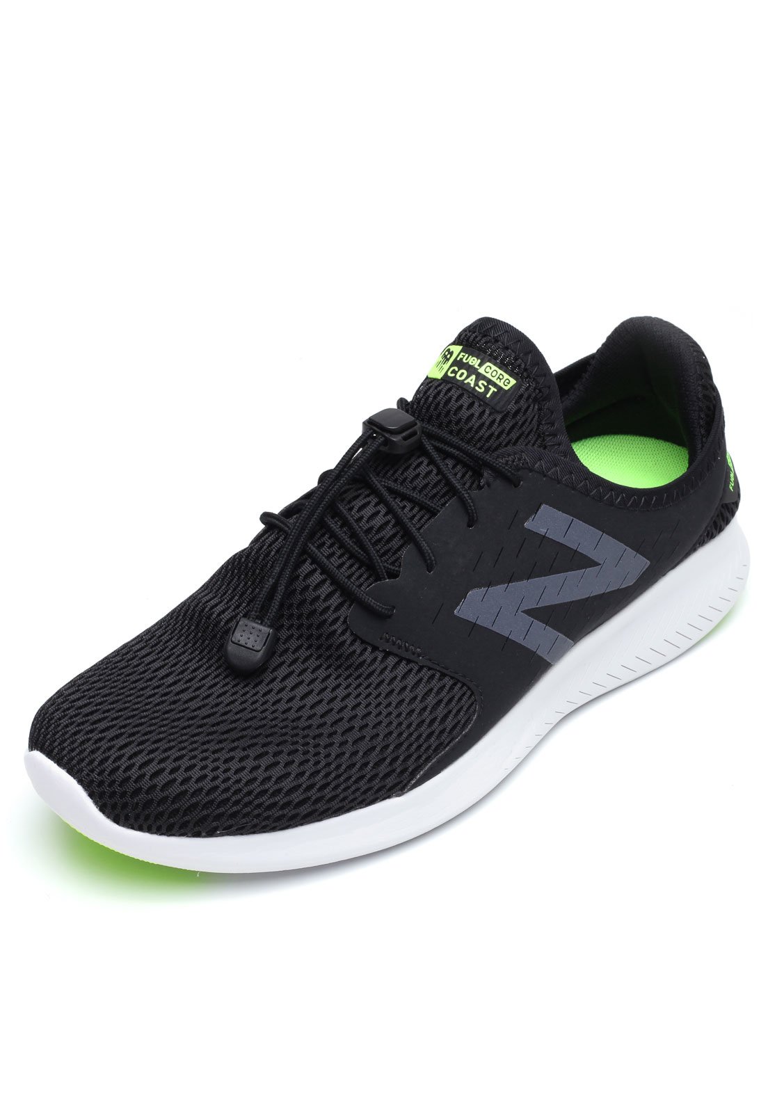 new balance preto e verde