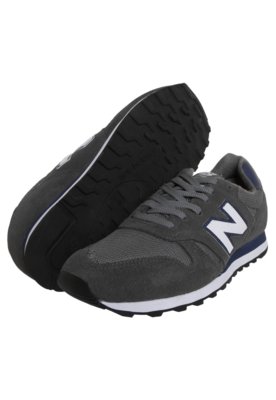 new balance cinza escuro