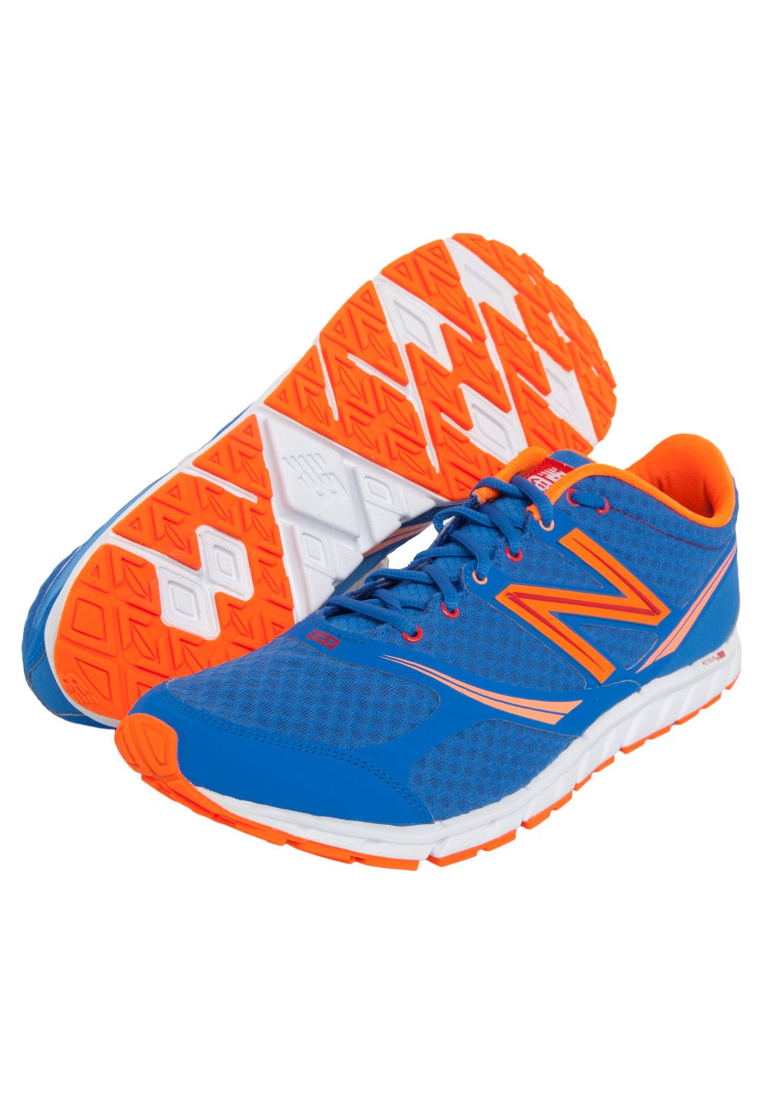 new balance azul laranja
