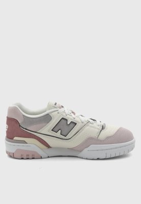 Tênis New Balance 550 Couro Rosa