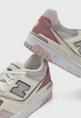 Tênis New Balance 550 Couro Rosa