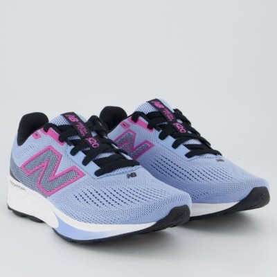 Tênis New Balance Fresh Foam 520 V9 Feminino Azul e Rosa