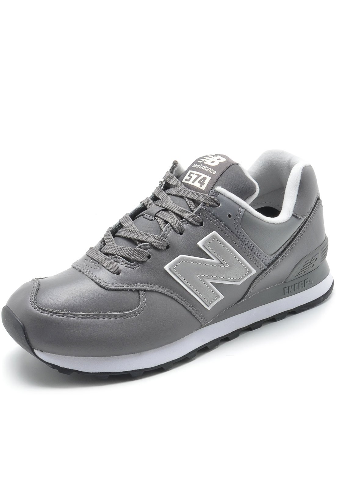 Tenis new balance hot sale couro