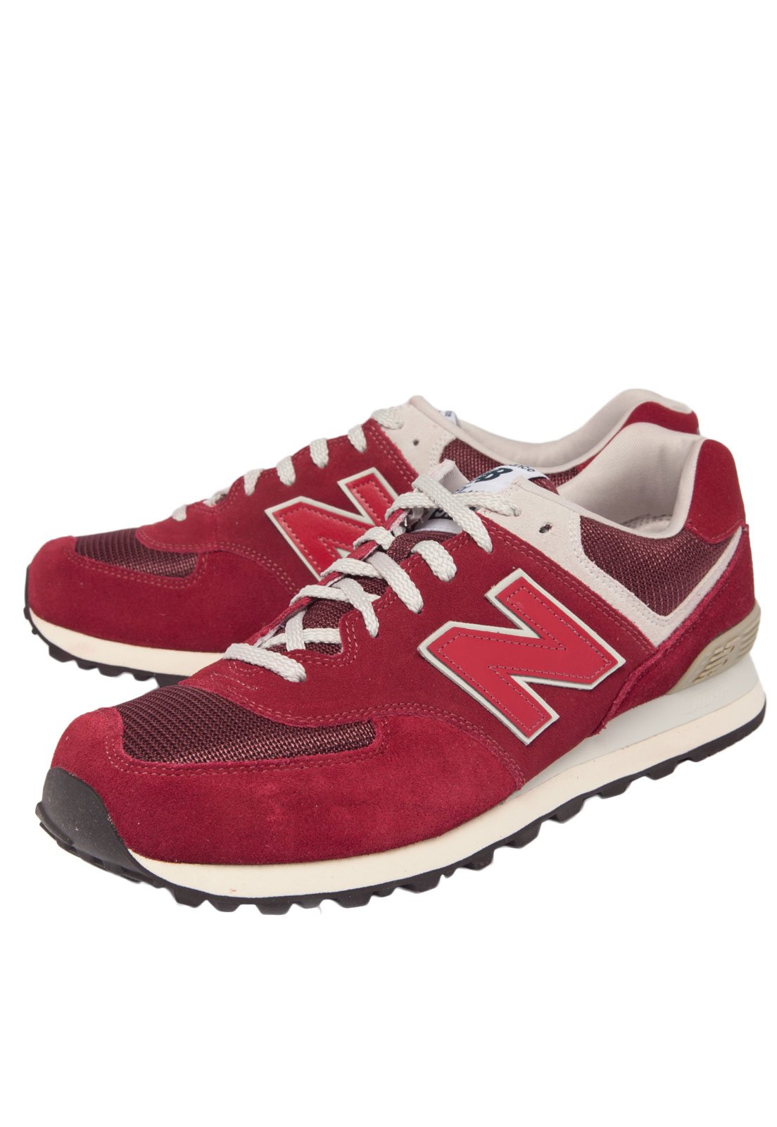 New balance hot sale 574 vermelho