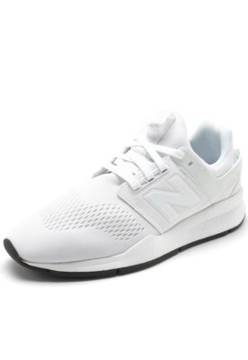 Tênis new balance branco hot sale masculino