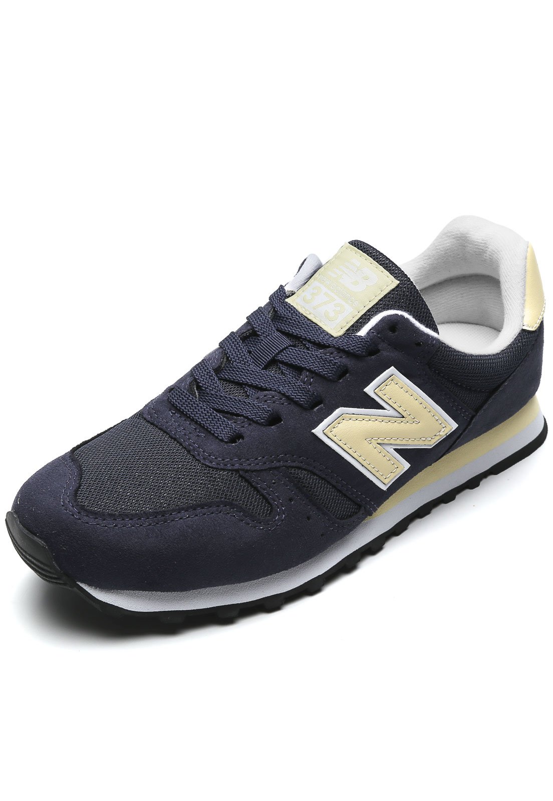 New balance azul outlet e amarelo