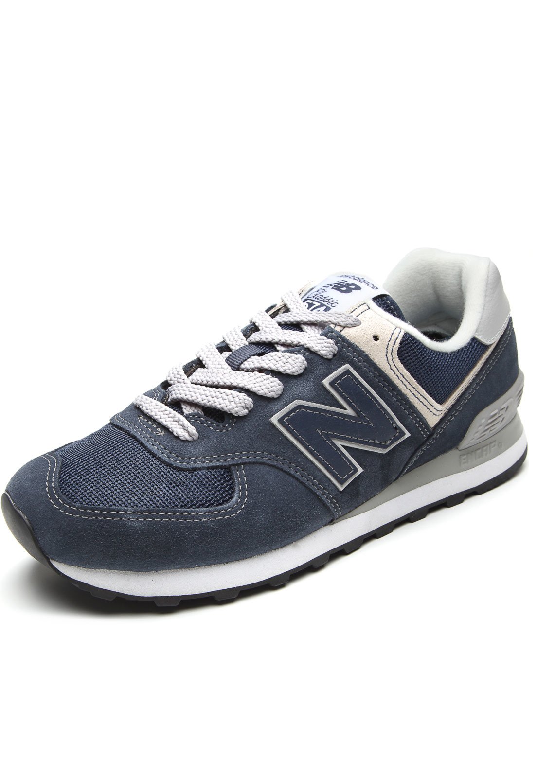 New balance 574 clearance masculino azul marinho