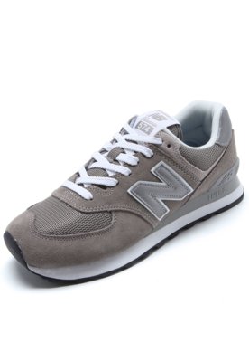 Tenis cinza hot sale new balance