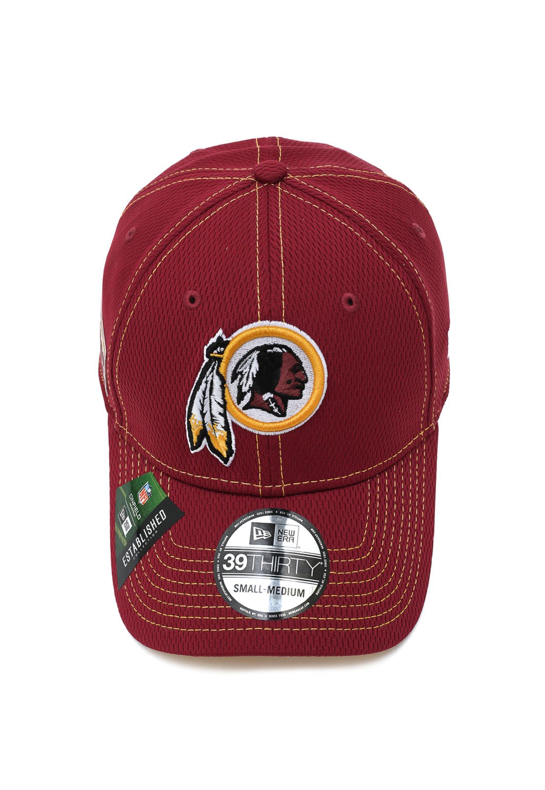 Boné New Era Washington Redskin Vinho