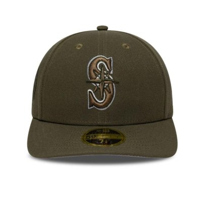 Bone New Era 59FIFTY Low Profile MLB Seattle Mariners