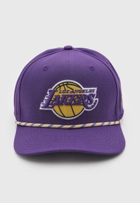 Boné New Era Rope Los Angeles Lakers Roxo