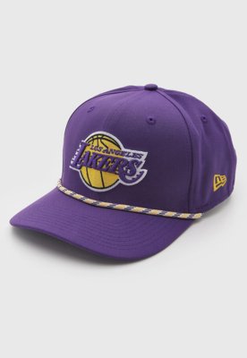Boné New Era Rope Los Angeles Lakers Roxo