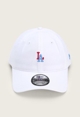 Bon Aberto New Era Aba Curva Los Angeles Dodgers Mlb Branco