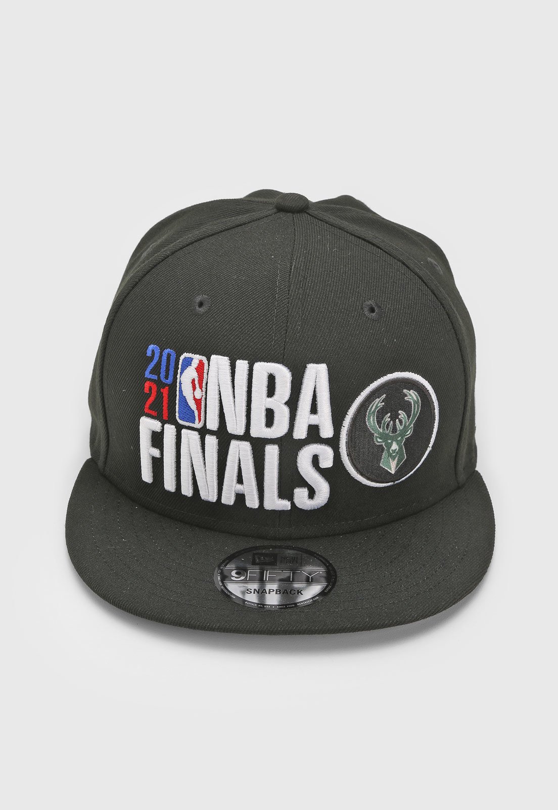 Boné Aberto New Era NBA Finals Aba Reta Preto