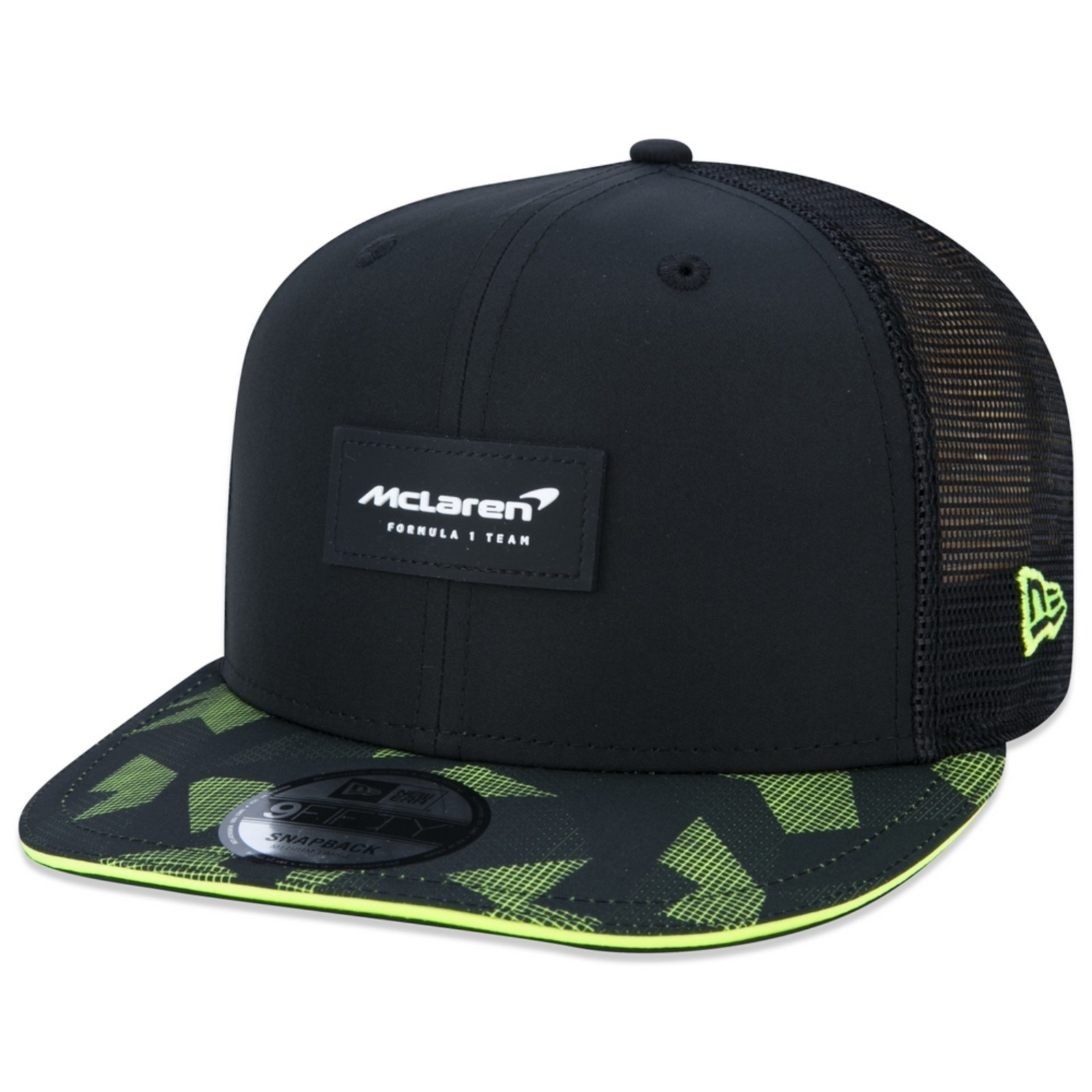 Boné New Era 9fifty Snapback Mclaren Racing Preto