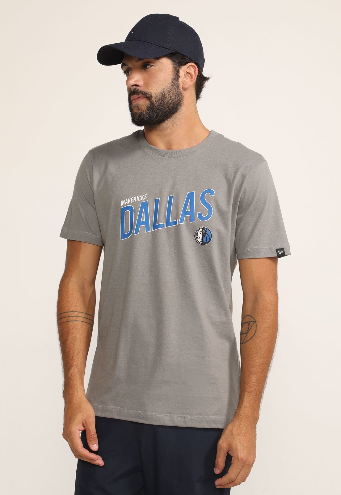 Camiseta New Era Dallas Mavericks NBA Grafite - Compre Agora | Dafiti ...