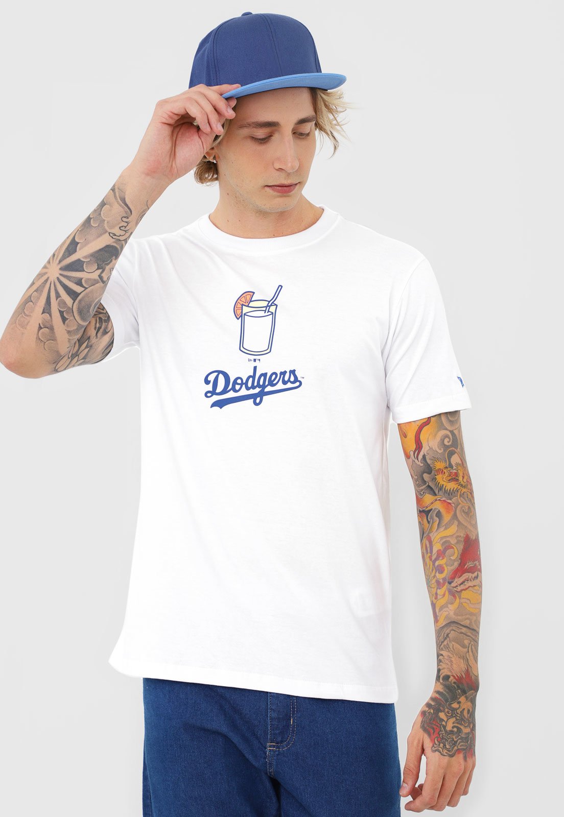 camiseta new era los angeles dodgers